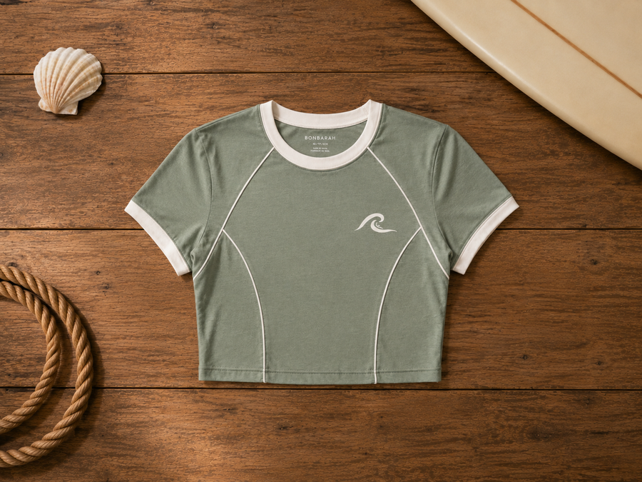 Saltline Crop Tee