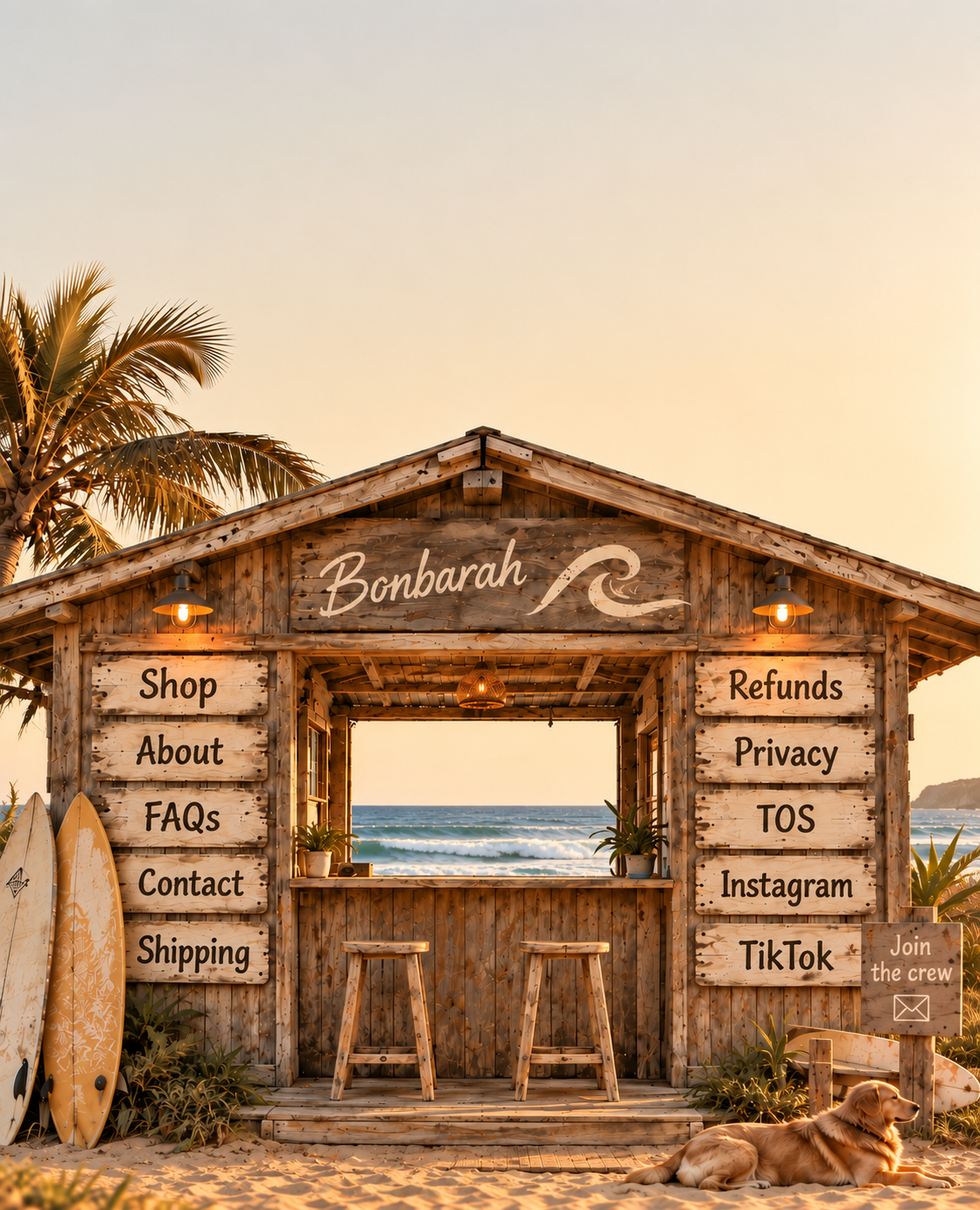 Bonbarah coastal surf scene
